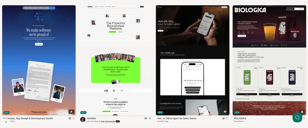Landing Pages LandBook