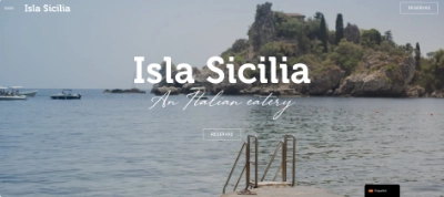 Sitio web Isla Sicilia — diseño web WordPress España